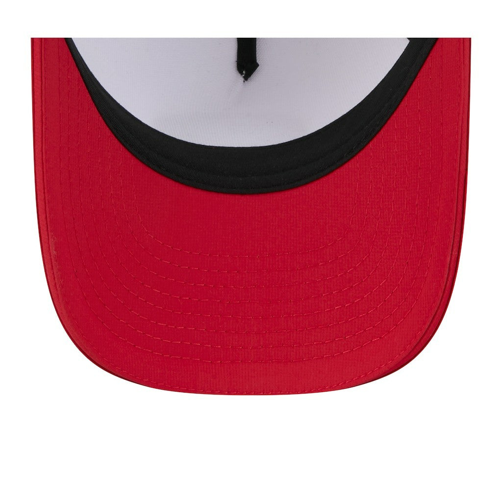 San Francisco 49ers New Era 2025 NFL Training Camp A-Frame 9FORTY Adjustable Hat White/Scarlet | NFL