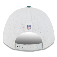 Philadelphia Eagles New Era 2025 NFL Training Camp A-Frame 9FORTY Adjustable Hat White/Midnight Green | NFL