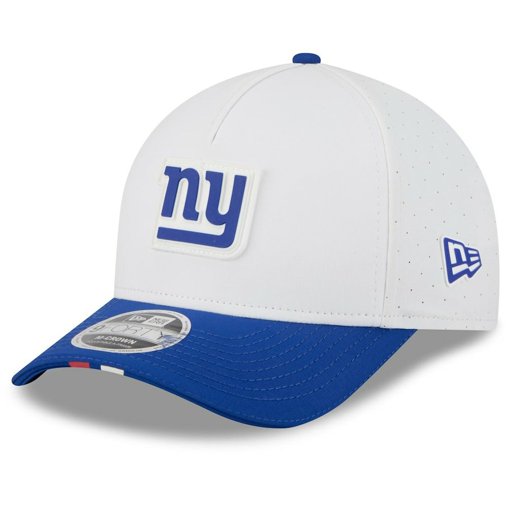 New York Giants New Era 2025 NFL Training Camp A-Frame 9FORTY Adjustable Hat White/Royal | NFL