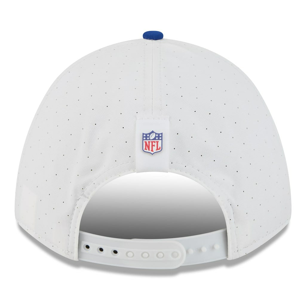 New York Giants New Era 2025 NFL Training Camp A-Frame 9FORTY Adjustable Hat White/Royal | NFL
