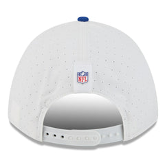 New York Giants New Era 2025 NFL Training Camp A-Frame 9FORTY Adjustable Hat White/Royal | NFL