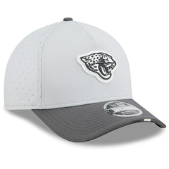 Jacksonville Jaguars New Era 2025 NFL Training Camp A-Frame 9FORTY Adjustable Hat Gray/Graphite | NFL