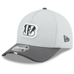 Cincinnati Bengals New Era 2025 NFL Training Camp A-Frame 9FORTY Adjustable Hat Gray/Graphite | NFL