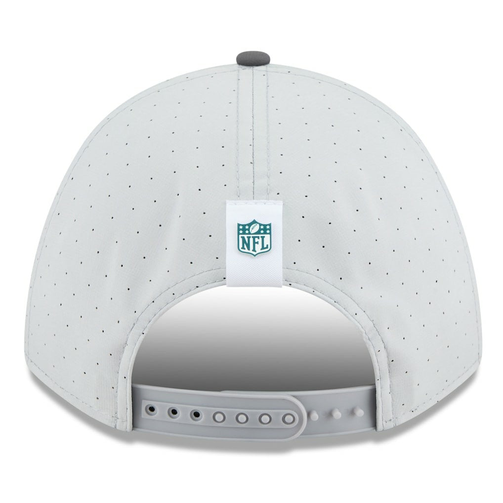 Philadelphia Eagles New Era 2025 NFL Training Camp A-Frame 9FORTY Adjustable Hat Gray/Graphite | NFL