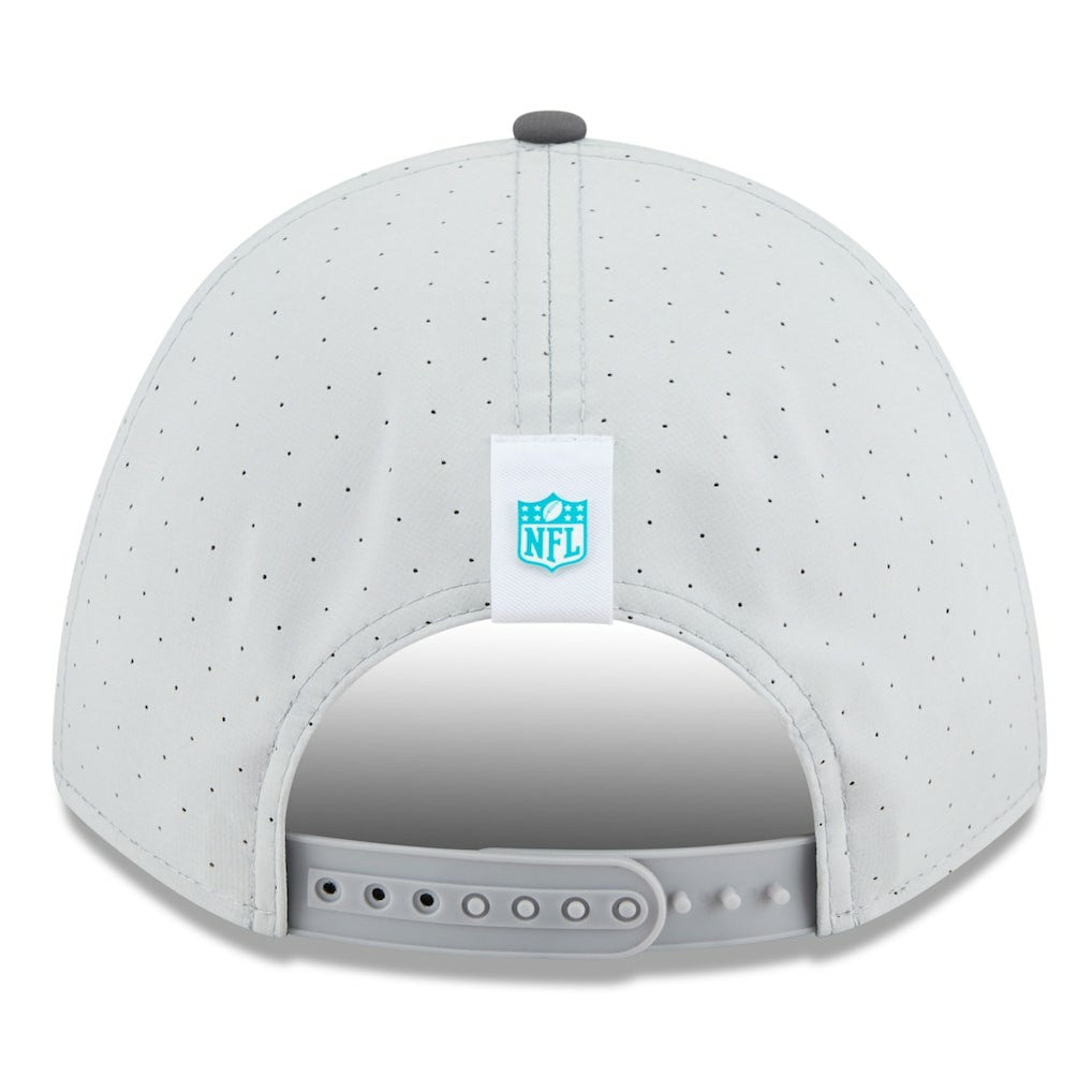 Miami Dolphins New Era 2025 NFL Training Camp A-Frame 9FORTY Adjustable Hat Gray/Graphite | NFL