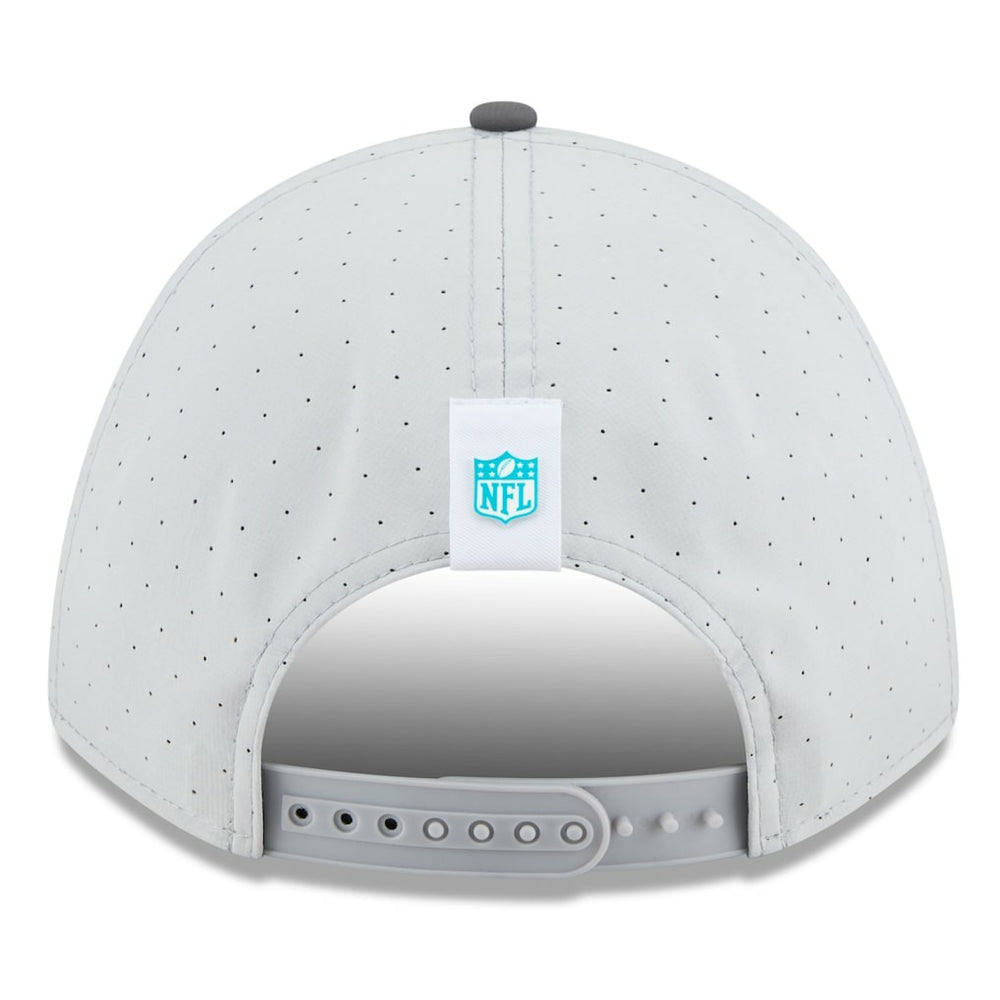 Miami Dolphins New Era 2025 NFL Training Camp A-Frame 9FORTY Adjustable Hat Gray/Graphite | NFL
