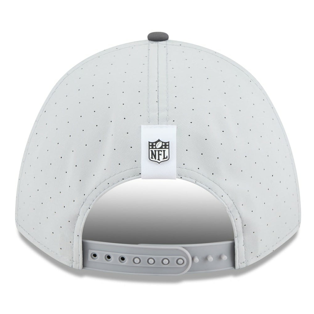 Las Vegas Raiders New Era 2025 NFL Training Camp A-Frame 9FORTY Adjustable Hat Gray/Graphite | NFL
