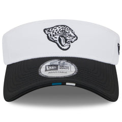 Jacksonville Jaguars New Era 2025 NFL Training Camp Adjustable Visor White/Black | NFL