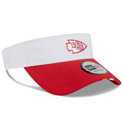 Kansas City Chiefs New Era 2025 NFL Training Camp Adjustable Visor White/Red | NFL