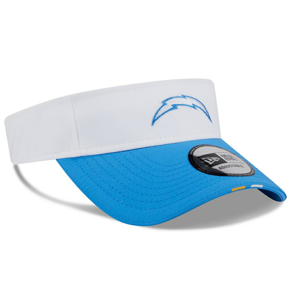 Los Angeles Chargers New Era 2025 NFL Training Camp Adjustable Visor White/Powder Blue | NFL