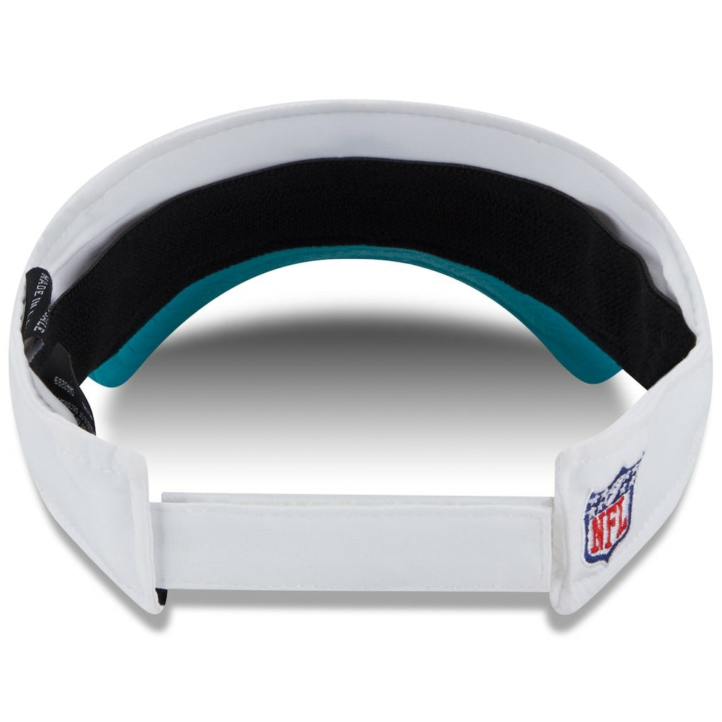 Miami Dolphins New Era 2025 NFL Training Camp Adjustable Visor White/Aqua | NFL
