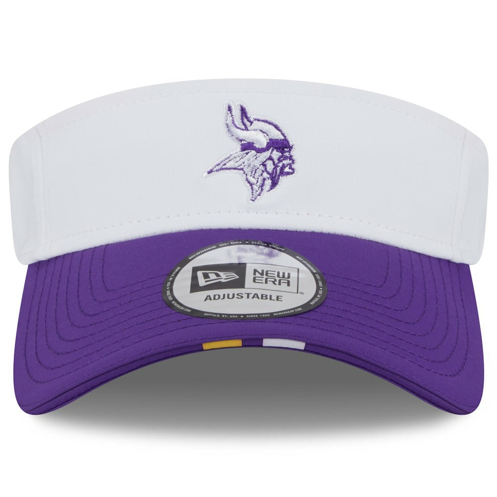 Minnesota Vikings New Era 2025 NFL Training Camp Adjustable Visor White/Purple | NFL