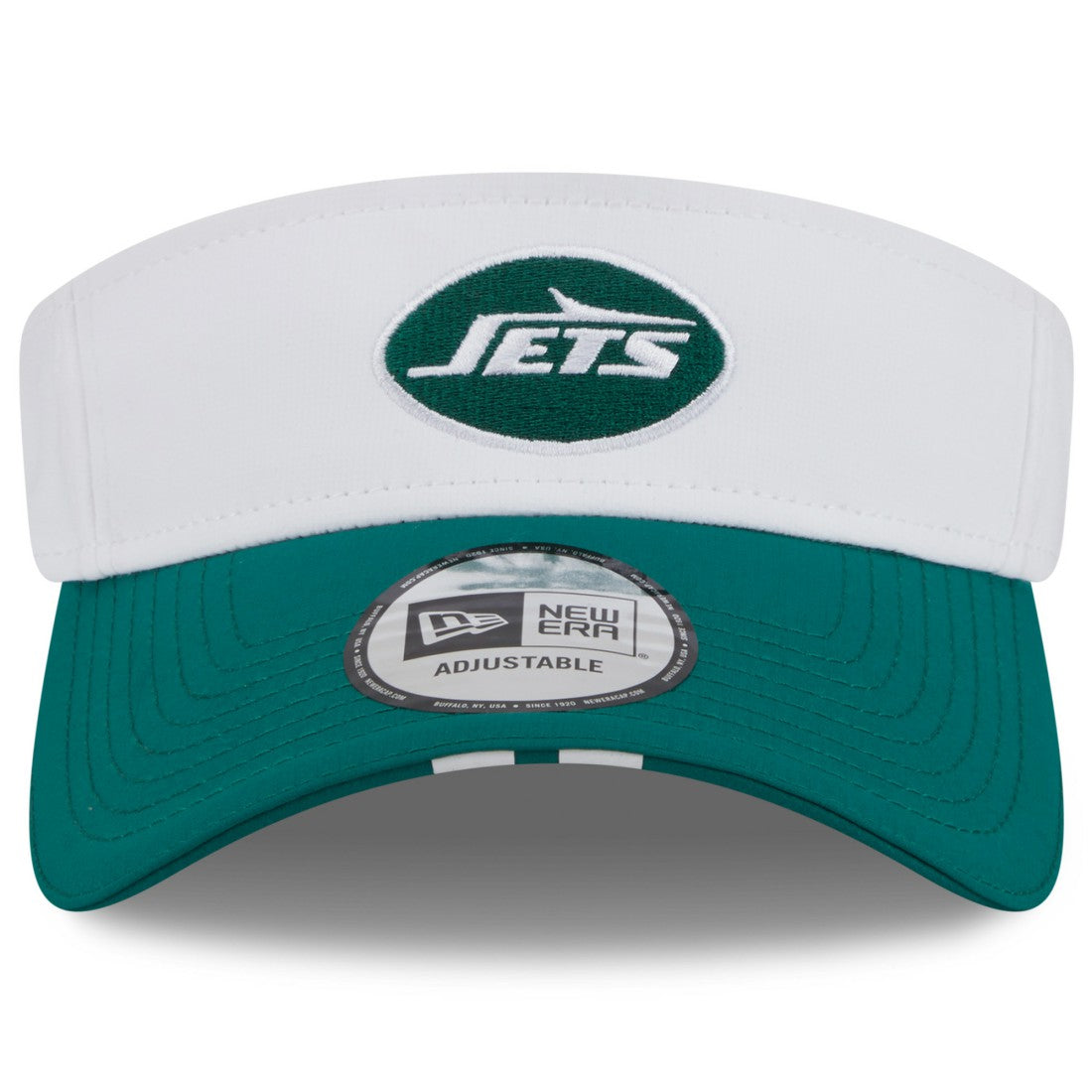 New York Jets New Era 2025 NFL Training Camp Adjustable Visor White/Green | NFL