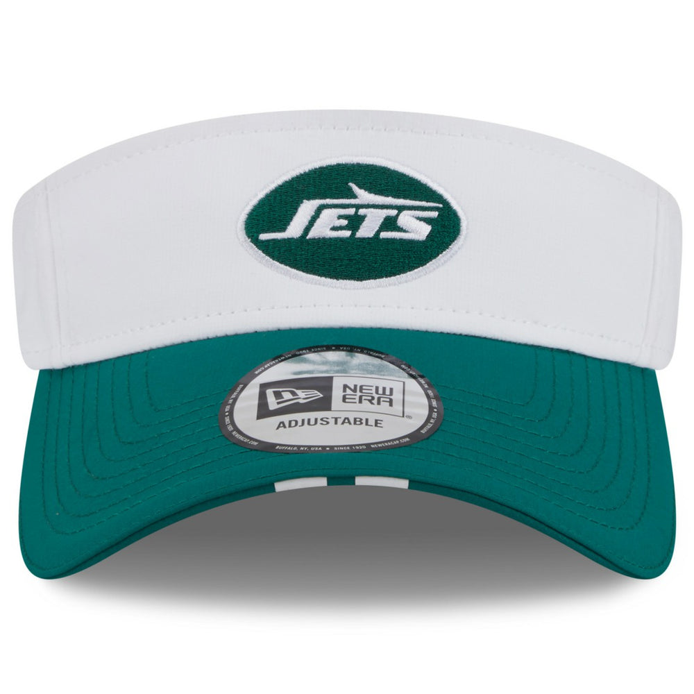 New York Jets New Era 2025 NFL Training Camp Adjustable Visor White/Green | NFL