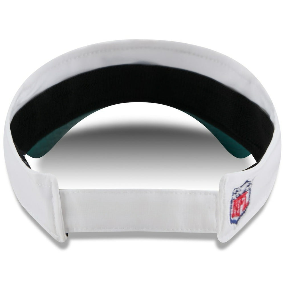 Philadelphia Eagles New Era 2025 NFL Training Camp Adjustable Visor White/Midnight Green | NFL