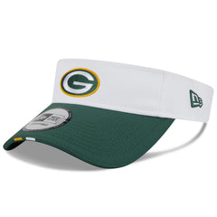 Green Bay Packers New Era 2025 NFL Training Camp Adjustable Visor White/Green | NFL