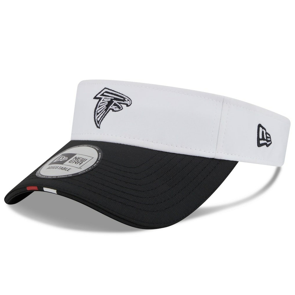 Atlanta Falcons New Era 2025 NFL Training Camp Adjustable Visor White/Black | NFL