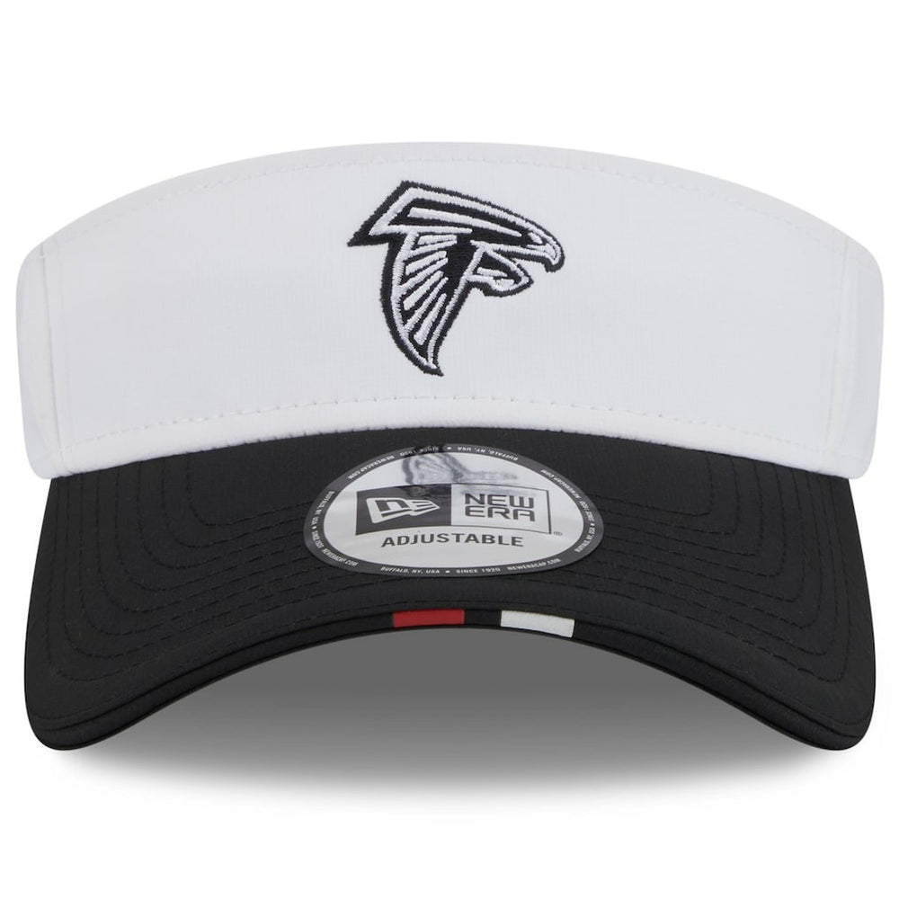 Atlanta Falcons New Era 2025 NFL Training Camp Adjustable Visor White/Black | NFL