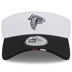 Atlanta Falcons New Era 2025 NFL Training Camp Adjustable Visor White/Black | NFL