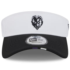 Baltimore Ravens New Era 2025 NFL Training Camp Adjustable Visor White/Black | NFL