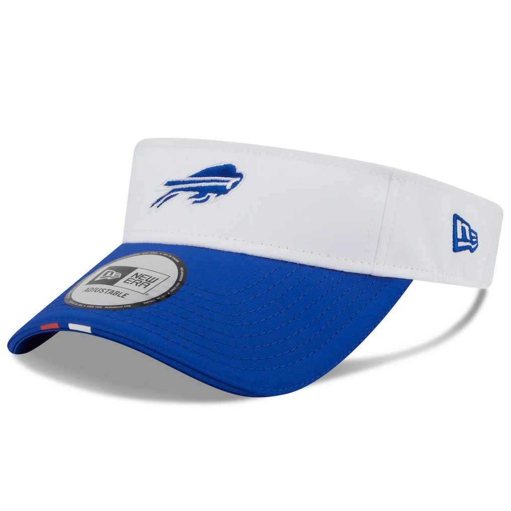 Buffalo Bills New Era 2025 NFL Training Camp Adjustable Visor White/Royal | NFL