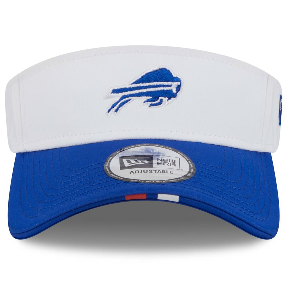 Buffalo Bills New Era 2025 NFL Training Camp Adjustable Visor White/Royal | NFL