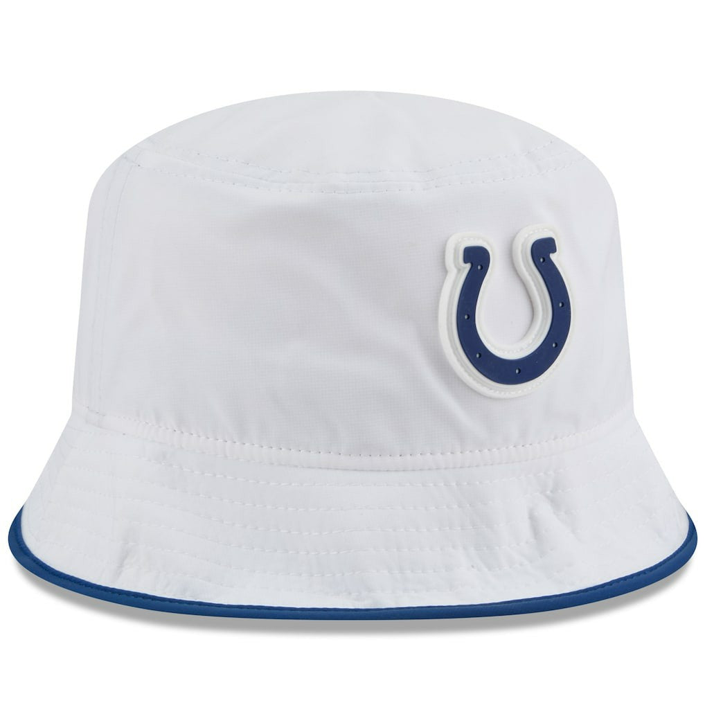 Indianapolis Colts New Era 2025 NFL Training Camp Stretch Bucket Hat White | NFL