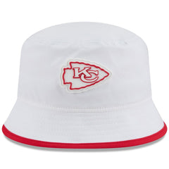Kansas City Chiefs New Era 2025 NFL Training Camp Stretch Bucket Hat White | NFL
