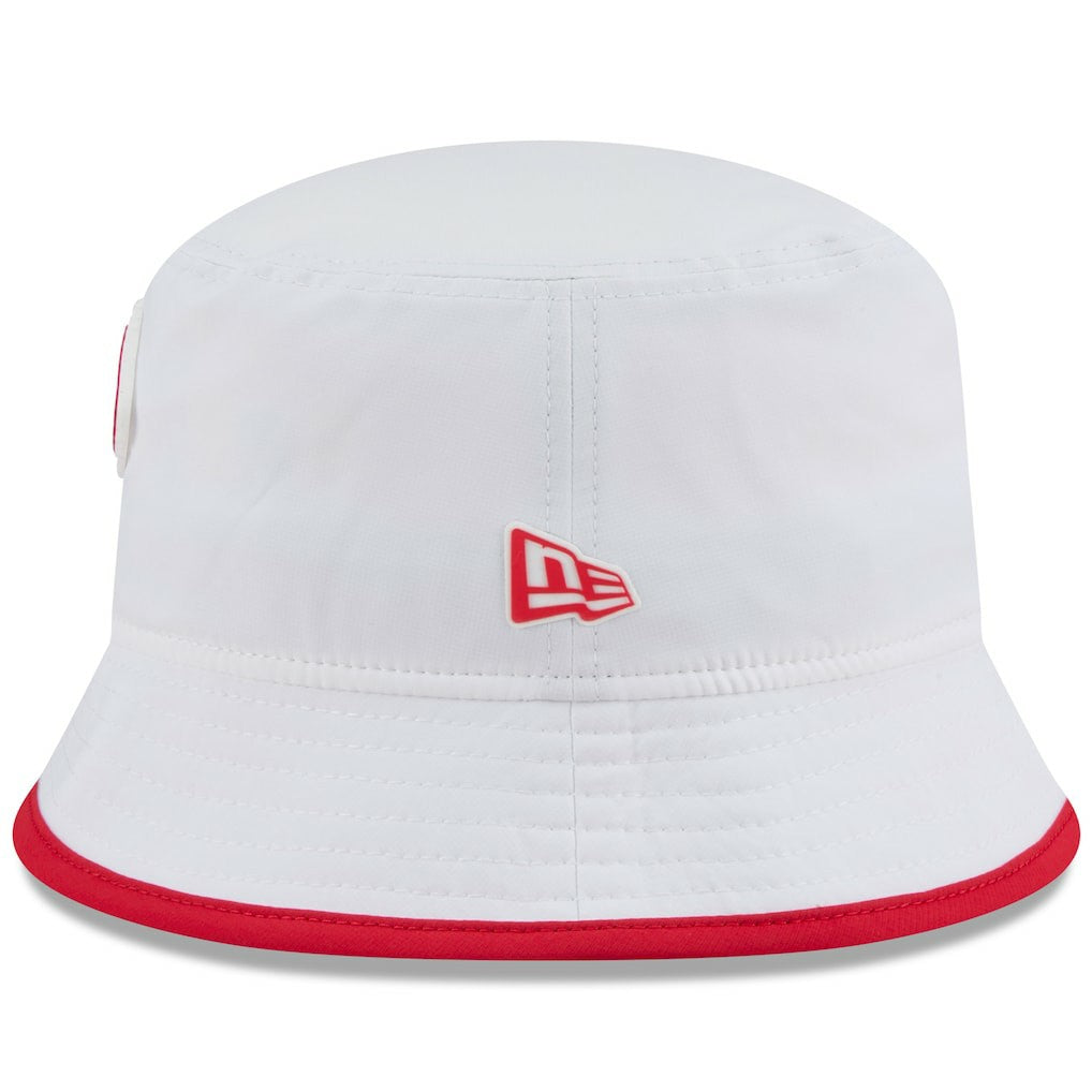 Kansas City Chiefs New Era 2025 NFL Training Camp Stretch Bucket Hat White | NFL