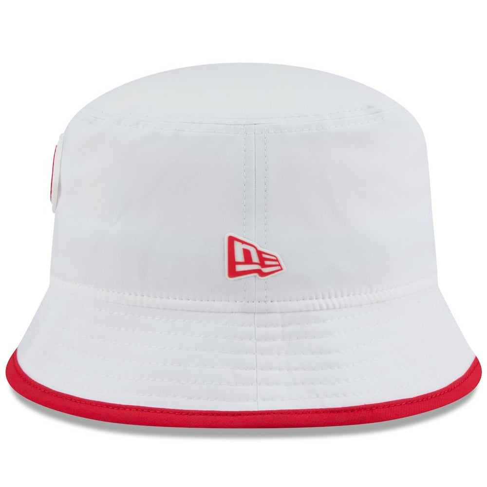Kansas City Chiefs New Era 2025 NFL Training Camp Stretch Bucket Hat White | NFL