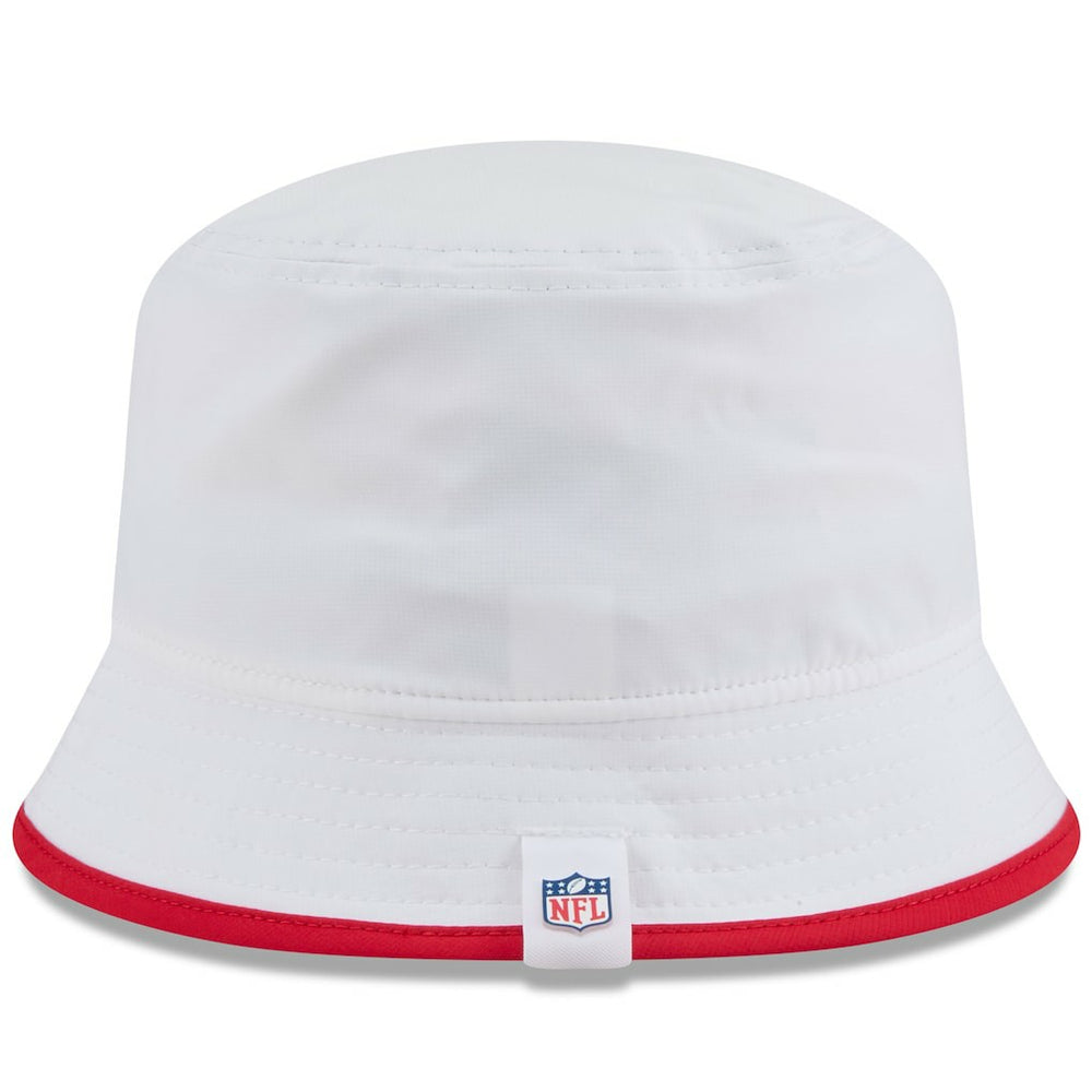 Kansas City Chiefs New Era 2025 NFL Training Camp Stretch Bucket Hat White | NFL