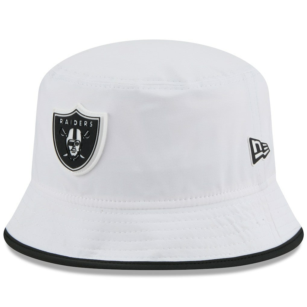 Las Vegas Raiders New Era 2025 NFL Training Camp Stretch Bucket Hat White | NFL