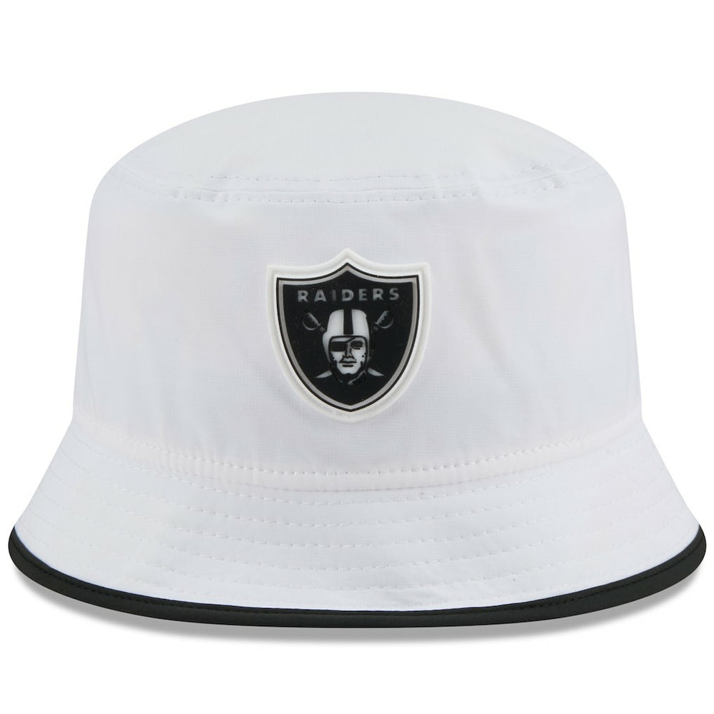 Las Vegas Raiders New Era 2025 NFL Training Camp Stretch Bucket Hat White | NFL