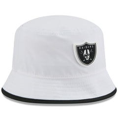 Las Vegas Raiders New Era 2025 NFL Training Camp Stretch Bucket Hat White | NFL