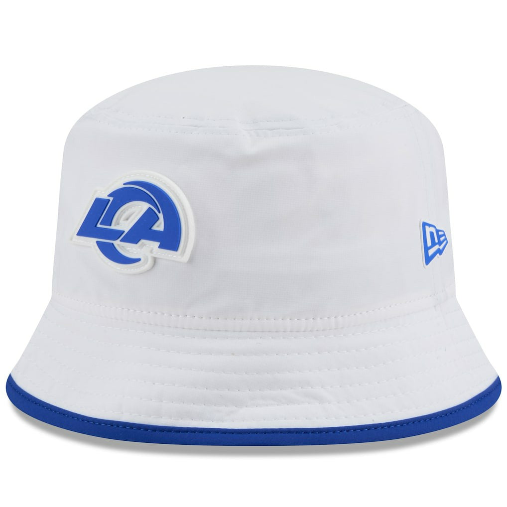Los Angeles Rams New Era 2025 NFL Training Camp Stretch Bucket Hat White | NFL