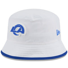Los Angeles Rams New Era 2025 NFL Training Camp Stretch Bucket Hat White | NFL