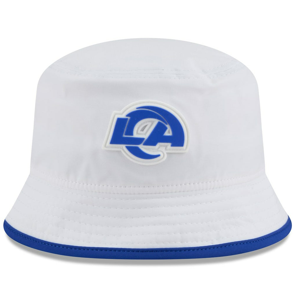 Los Angeles Rams New Era 2025 NFL Training Camp Stretch Bucket Hat White | NFL