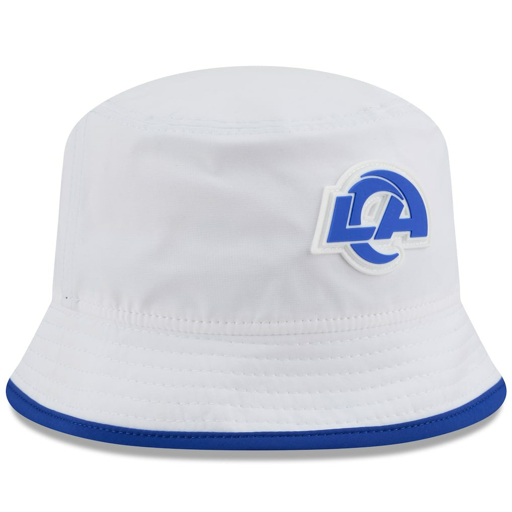 Los Angeles Rams New Era 2025 NFL Training Camp Stretch Bucket Hat White | NFL