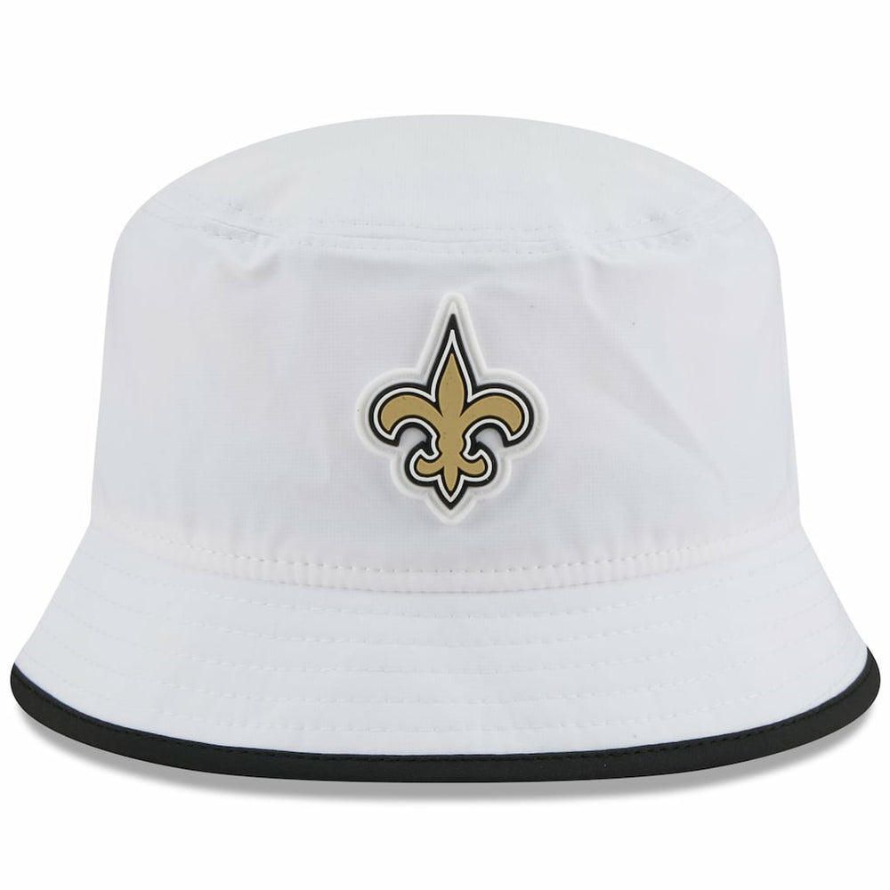 New Orleans Saints New Era 2025 NFL Training Camp Stretch Bucket Hat White | NFL