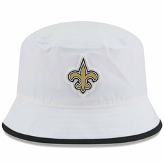 New Orleans Saints New Era 2025 NFL Training Camp Stretch Bucket Hat White | NFL