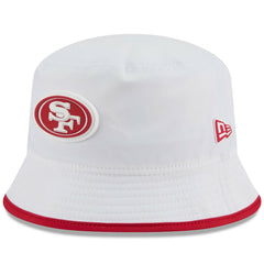 San Francisco 49ers New Era 2025 NFL Training Camp Stretch Bucket Hat White | NFL