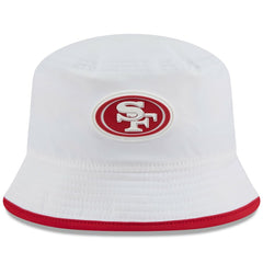 San Francisco 49ers New Era 2025 NFL Training Camp Stretch Bucket Hat White | NFL