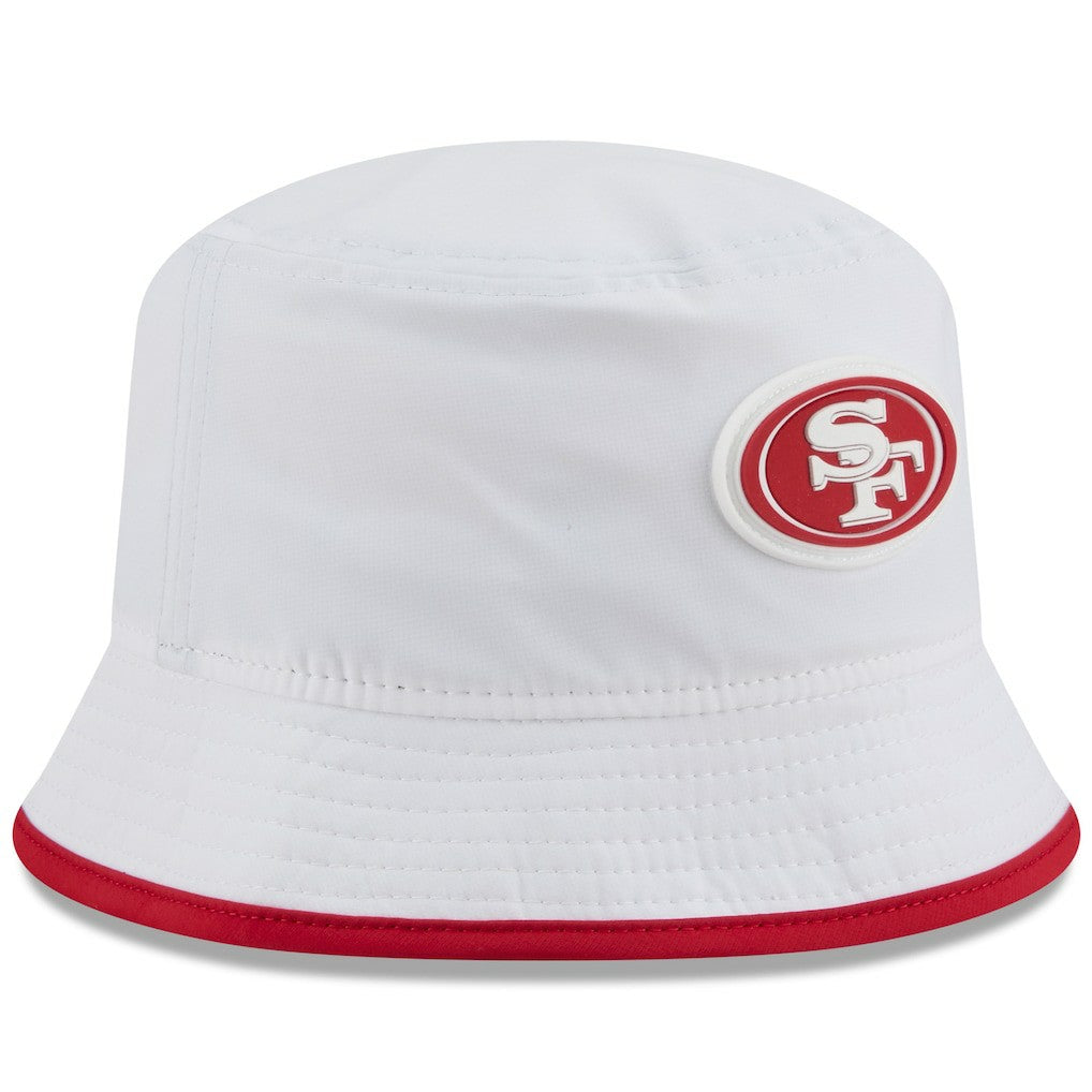 San Francisco 49ers New Era 2025 NFL Training Camp Stretch Bucket Hat White | NFL