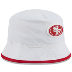 San Francisco 49ers New Era 2025 NFL Training Camp Stretch Bucket Hat White | NFL