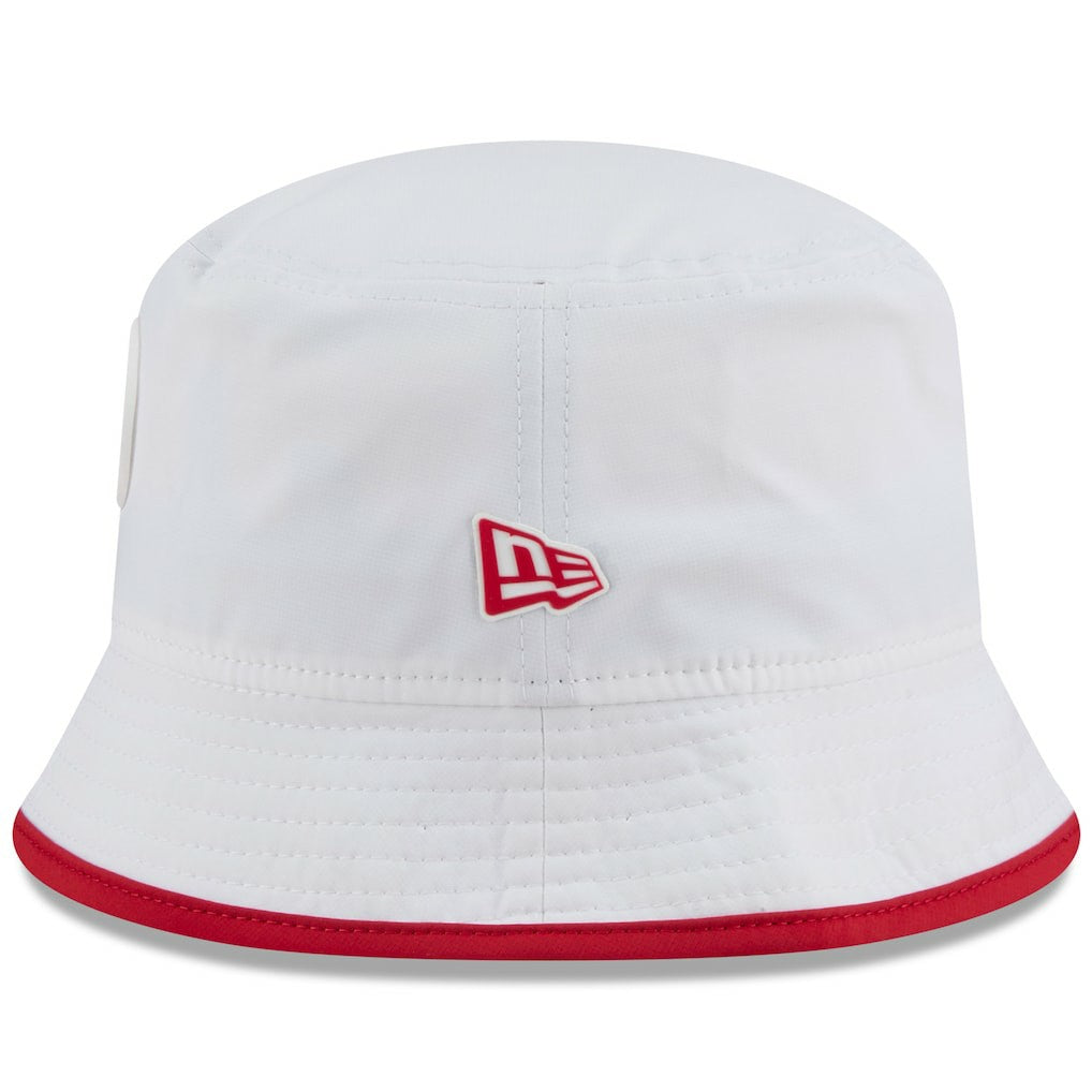 San Francisco 49ers New Era 2025 NFL Training Camp Stretch Bucket Hat White | NFL