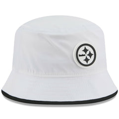 Pittsburgh Steelers New Era 2025 NFL Training Camp Stretch Bucket Hat White | NFL