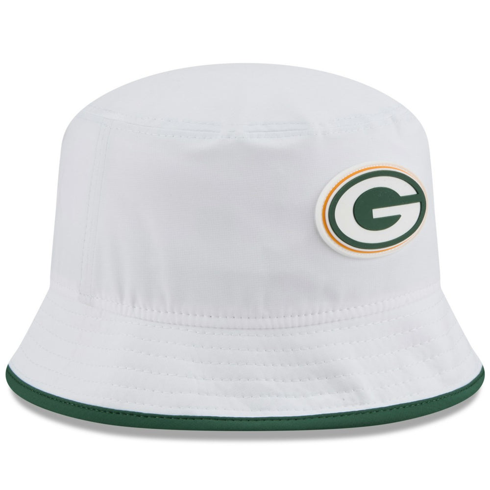 Green Bay Packers New Era 2025 NFL Training Camp Stretch Bucket Hat White | NFL