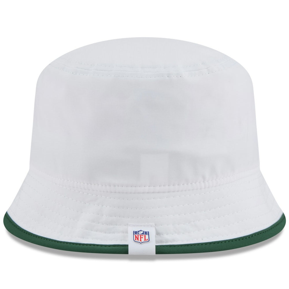 Green Bay Packers New Era 2025 NFL Training Camp Stretch Bucket Hat White | NFL