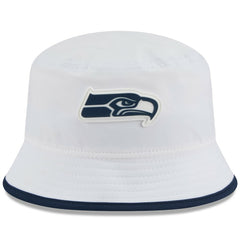 Seattle Seahawks New Era 2025 NFL Training Camp Stretch Bucket Hat White | NFL