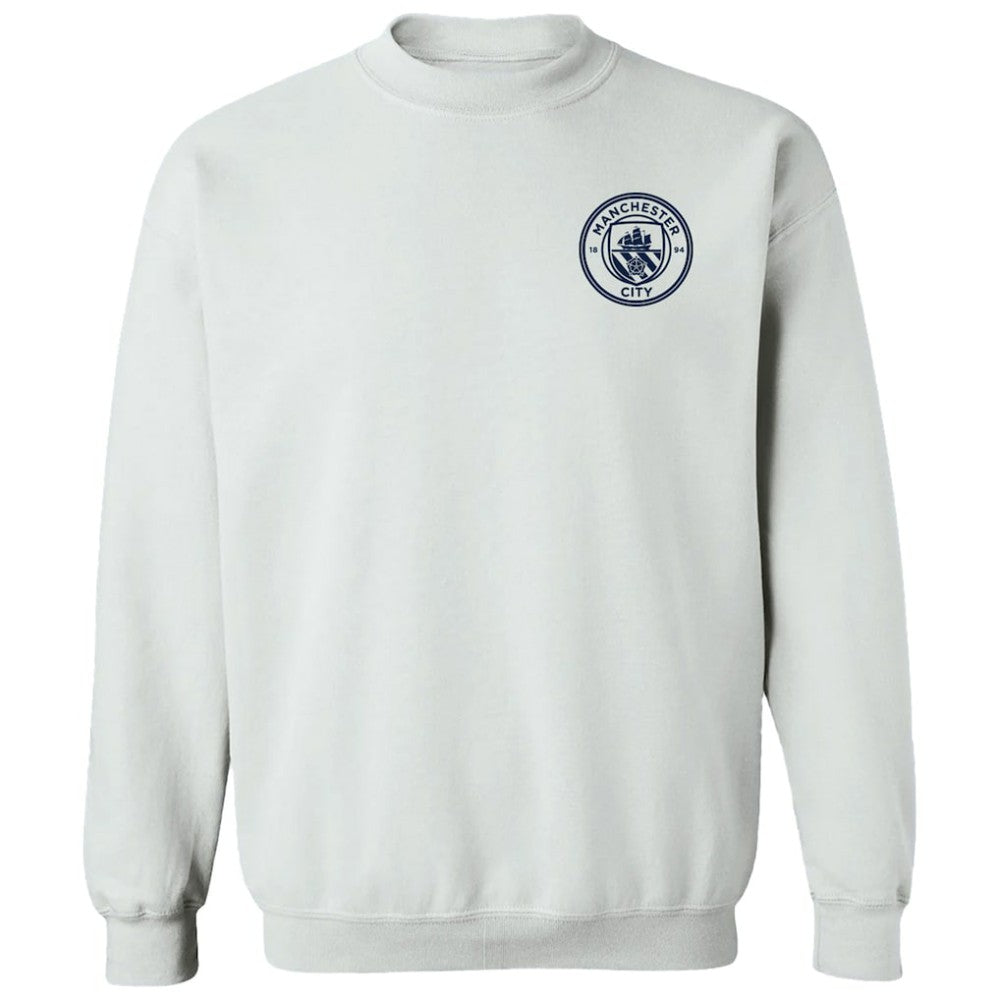 Manchester City Vive La Fete Women's Impressions Artwork Pullover Sweatshirt White - FIFA World CUP